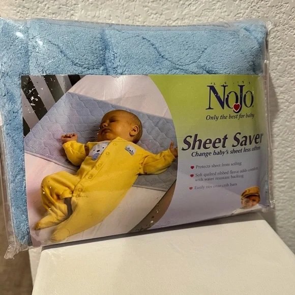 Nojo Coral Fleece Sheet Saver - Blue - Picture 5 of 7